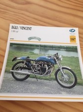 Egli Vincent 1000 CM3 1967 Motorcycle Card Collection Atlas Switzerland