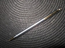Boxed Collectable Sheaffer "white spot" chrome ballpoint pen plus 1 extra refill