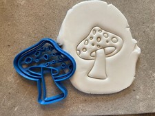 Mushroom cookie cutter, biscuit decorating ideas, toadstool baking sugar cookies