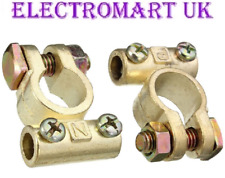 12V CAR VAN CARAVAN MOTORHOME LEISURE BATTERY CLAMP TERMINALS CONNECTORS 