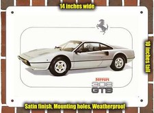 Metal Sign - 1977 Ferrari 308