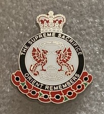 Rare & Collectable Leyton Orient Supporter Enamel Badge - Wear Proud For The O's