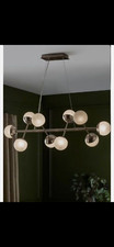 NEXT -gold Large 10 Light designer Ceiling Light - New- Large chandelier pendant