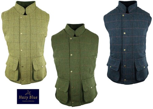 Mens tweed gilet - mens,