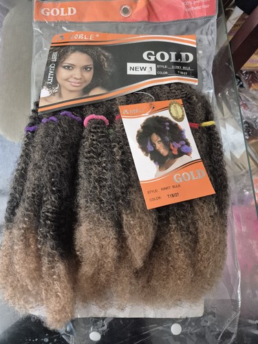 Gold noble afro twist - noble,