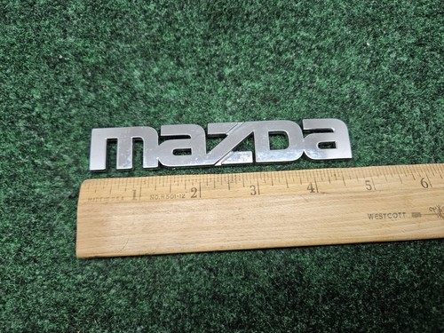 Mazda oem chrome emblem badge - emblem,