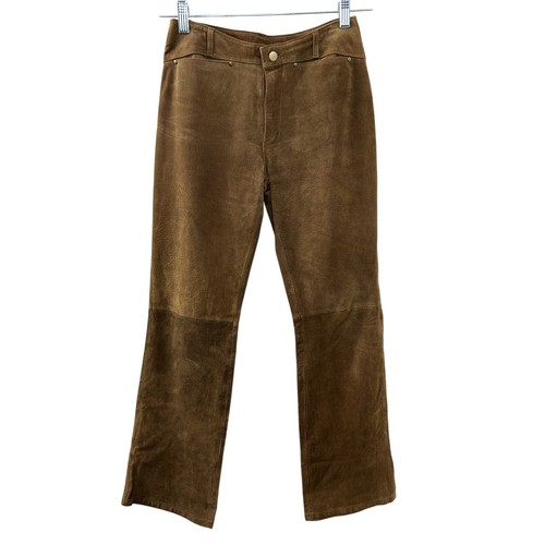 Hype suede leather pants - hype,