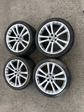 JAGUAR XKR X150 MK2 SET OF 4 20" SENTA ALLOY WHEELS WITH TYRES 6W83-1007-ED