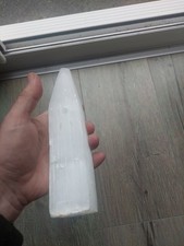 Selenite  Crystal Tower 8" tall unpolished 