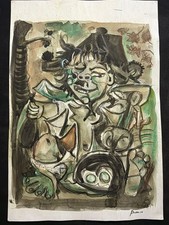 Pablo Picasso drawing and