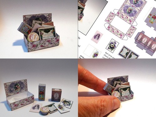 Dolls house lady keepsake - house,
