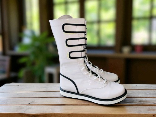 Leather wrestling shoes - wrestling,