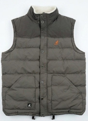 Kangol mens puffer bodywarmer - puffer,