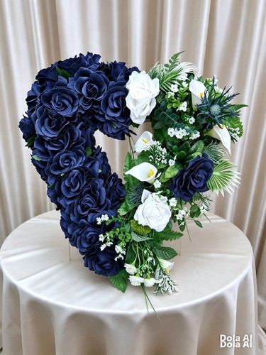 Heart shaped silk artificial - shaped,