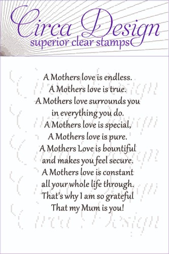 Clear unmounted mothers day - unmounted,