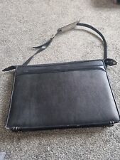 Brief-case/Document Case – Shilton International - Shiny black faux Leather