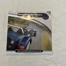 Westfield Cars Leaflet Brochure Includes SEight, Megabusa, Jubilee, Aerosport