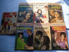 Woman's Weekly Library/Wings Of Desire Job Lot 7 Books 1960s/1970s