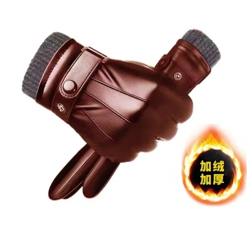 Mens leather touch screen - touch,