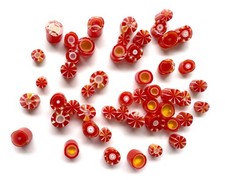 20g pinwheel pattern murrini for glass fusing made with Bullseye 90coe glass