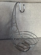 Metal/ Chrome Fruit Bowl with