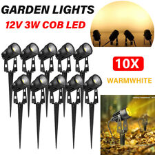 10X LED Garden Spike Lights Adjustable Outdoor Spotlights IP65 Landscape Lamps