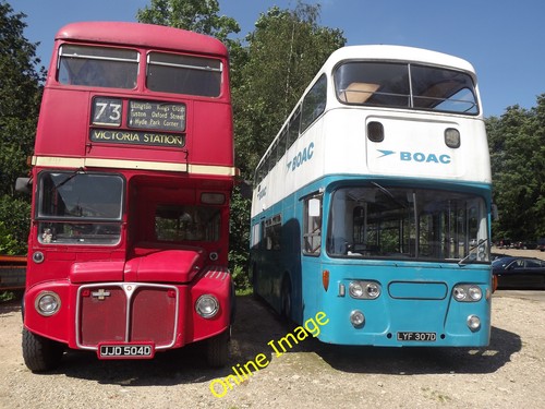 Photo 12x8 vintage buses - photo,