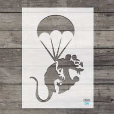 Banksy Parachute Rat reusable