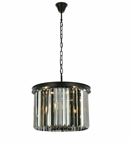 Chandelier matte black - matte,