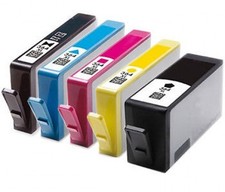 5 CHIPPED Ink Cartridge 364XL