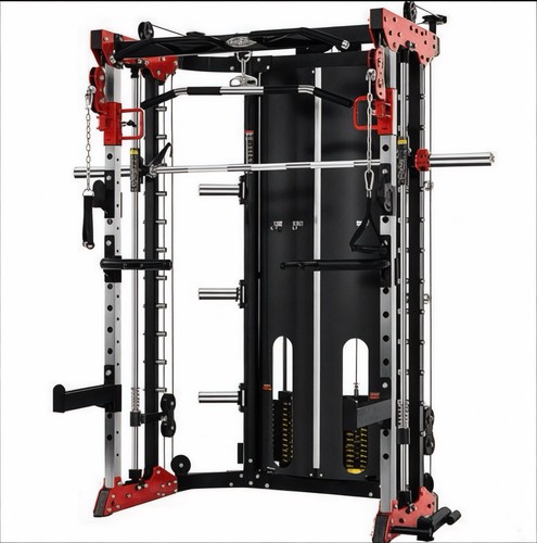 Smith machine with cables - with, and