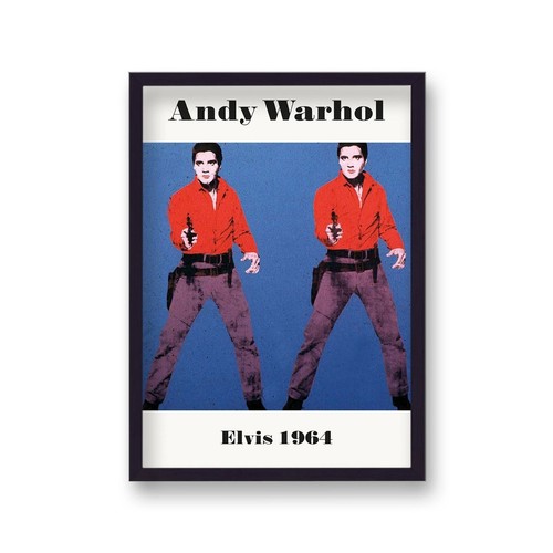 Colour elvis 1964 framed art - elvis,