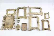 Picture Frames Brass Joblot Free Standing Art Nouveau Miniature 
