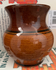 Vintage Godshill Pottery, New Forest, Hants Studio Pottery Vase Pot (8.5cm high)