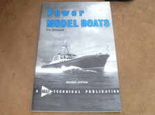VIC SMEED POWER MODEL BOATS 1977 PAPERBACK BOOK