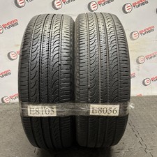 2x 225 60 R18 100H, YOKOHAMA GEOLANDAR SUV, Tread 5.0/4.6mm (E8105) Tested
