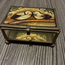 Vintage Brass and Hand-Painted