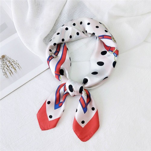 Women ladies faux silk scarf - women,