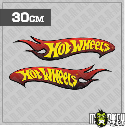 Hot wheels decal set - hot,