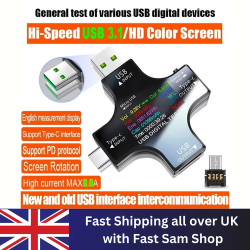 Type usb digital power - usb, meter