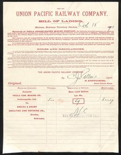 Union Pacific Railway 1891