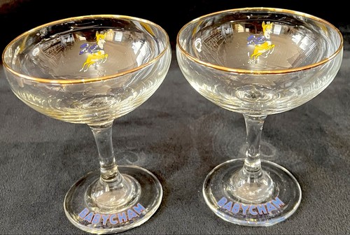 Vintage babycham glasses - babycham,