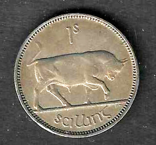 Irish shilling 1955 super - ,
