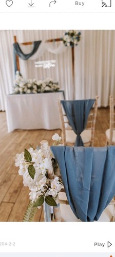 Dusty blue chair - dusty,