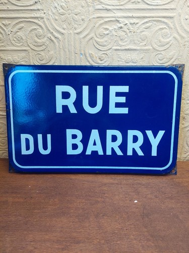 Vintage french enamel street - vintage,
