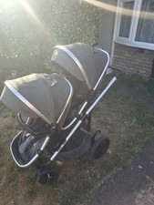 Cupla Duo Double Pram - With All Extras - All Stages