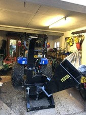 PTO wood Chipper shredder for compact tractor Black Tools 5”