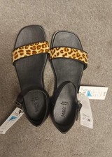 M&S womens/ladies real leather