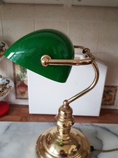 Bankers Table lamp (few blemishes on Base) H32cm x W19cm wt 2kg Works well