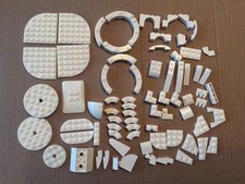 LEGO 75 x WHITE shaped bricks